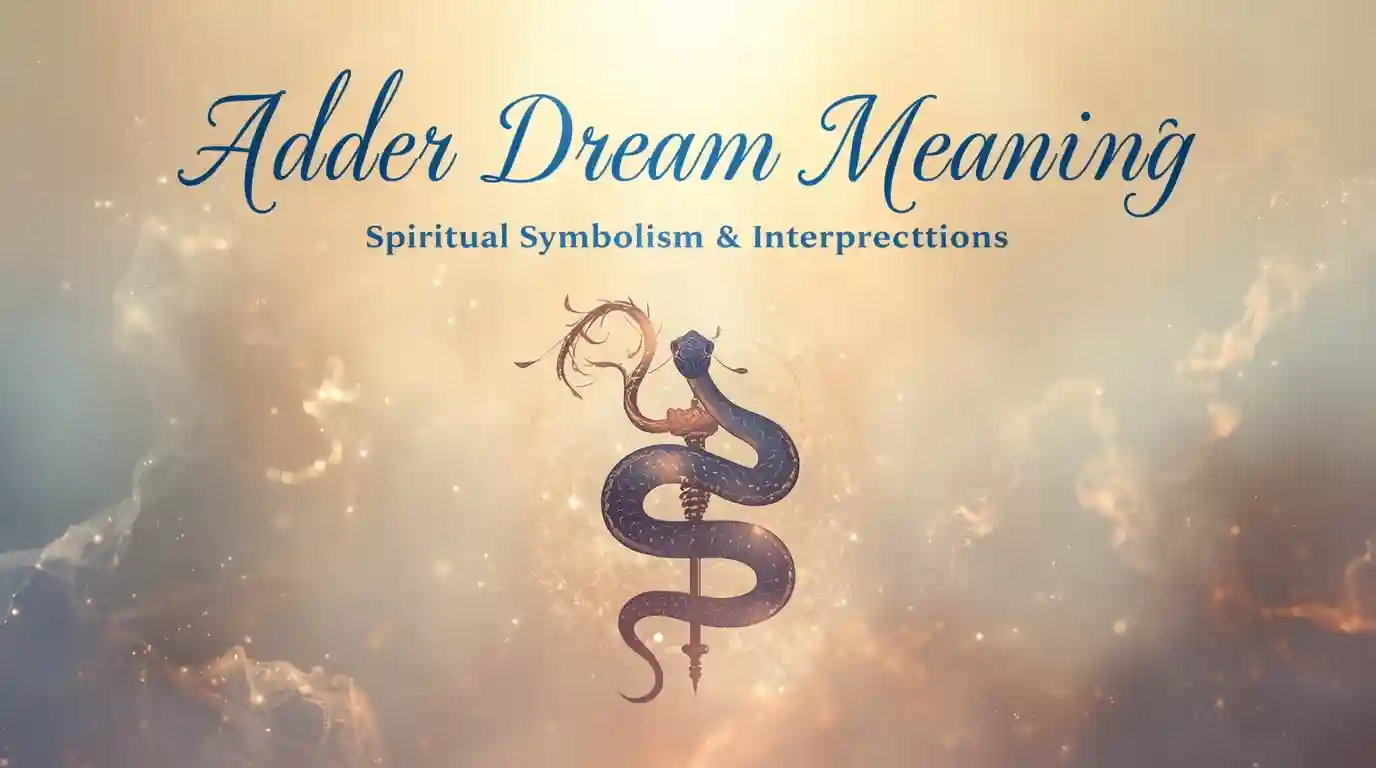 Adder Dream Meaning: Spiritual Symbolism & Interpretations