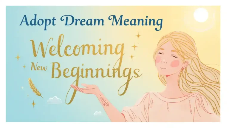 Adopt Dream Meaning: Welcoming New Beginnings