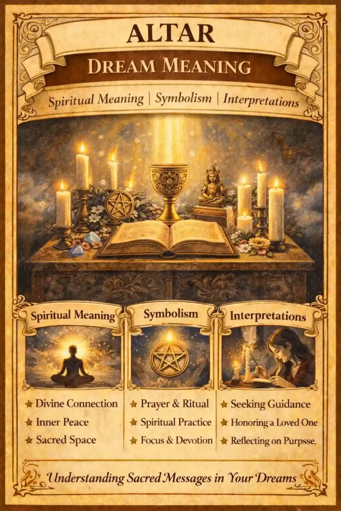 Altar Dream Meaning – Spiritual Meaning Symbolism Interpretations