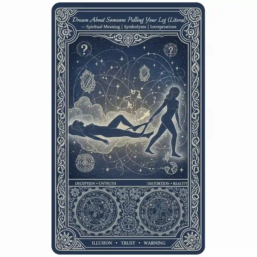 Dream About Someone Pulling Your Leg (Literal) – Spiritual Meaning Symbolism Interpretations