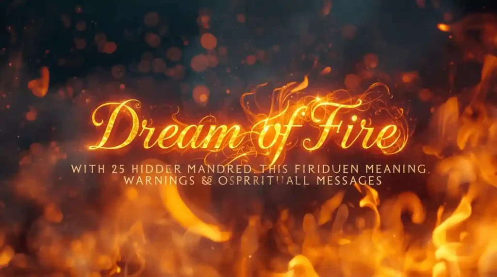 Dream of Fire: 25 Hidden Meanings, Warnings & Spiritual Messages