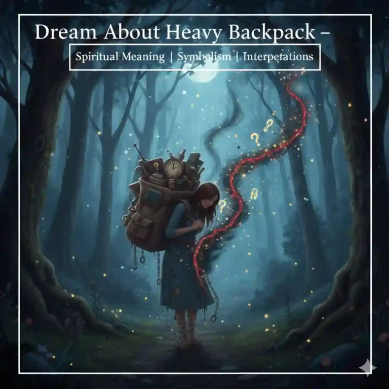 Dream About Heavy Backpack – Spiritual Meaning | Symbolism | Interpretations