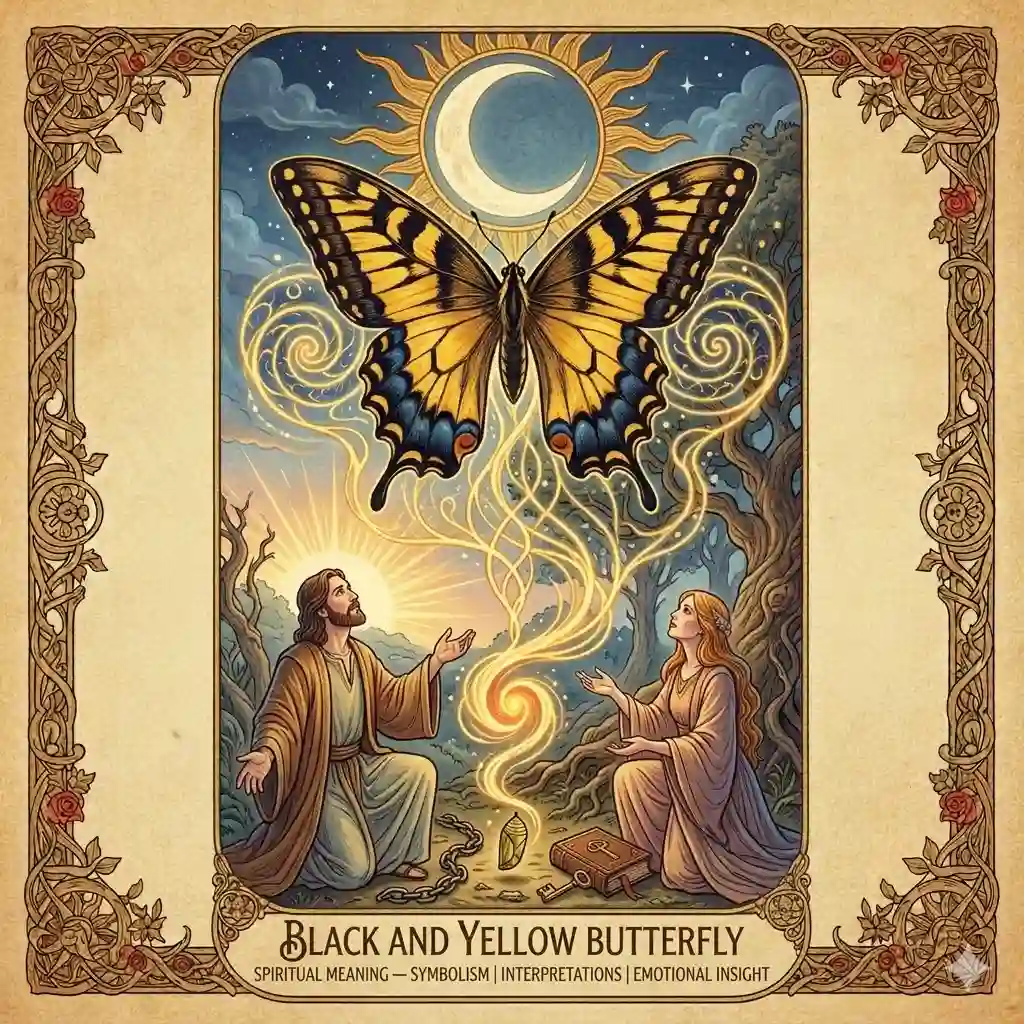Black and Yellow Butterfly Spiritual Meaning – Symbolism | Interpretations | Emotional Insight