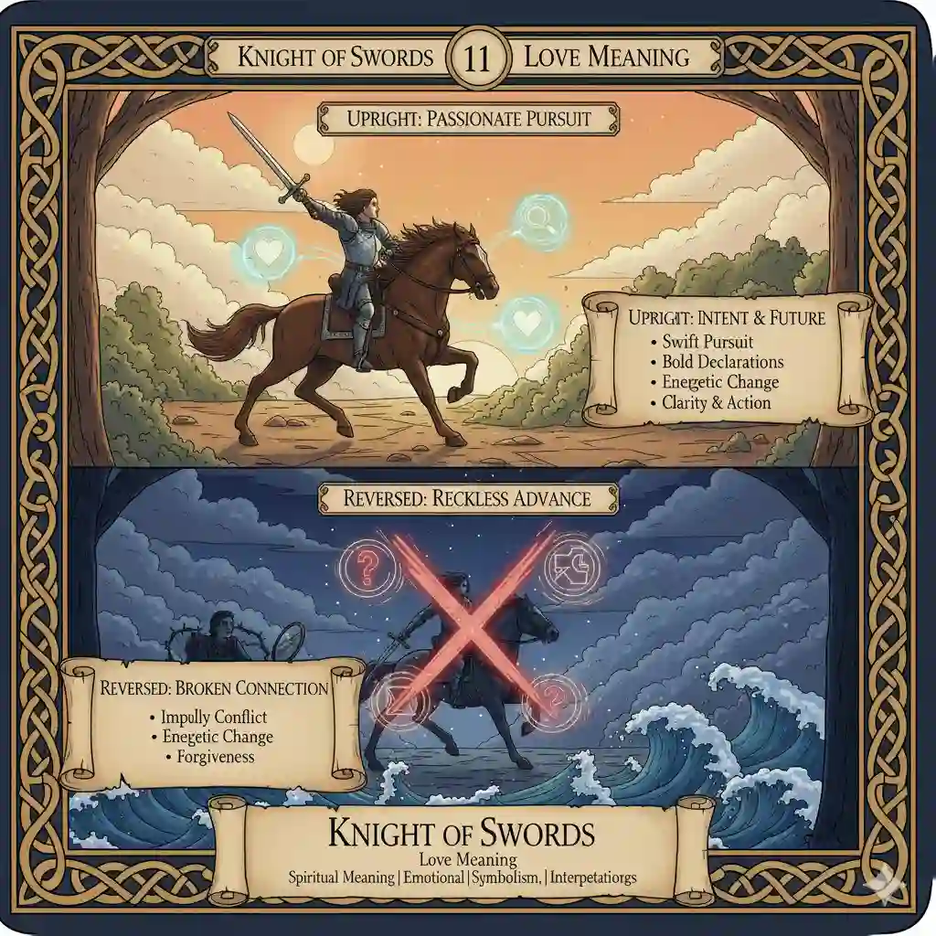 Knight of Swords Love Meaning – Feelings, Intentions, Future & Spiritual Message