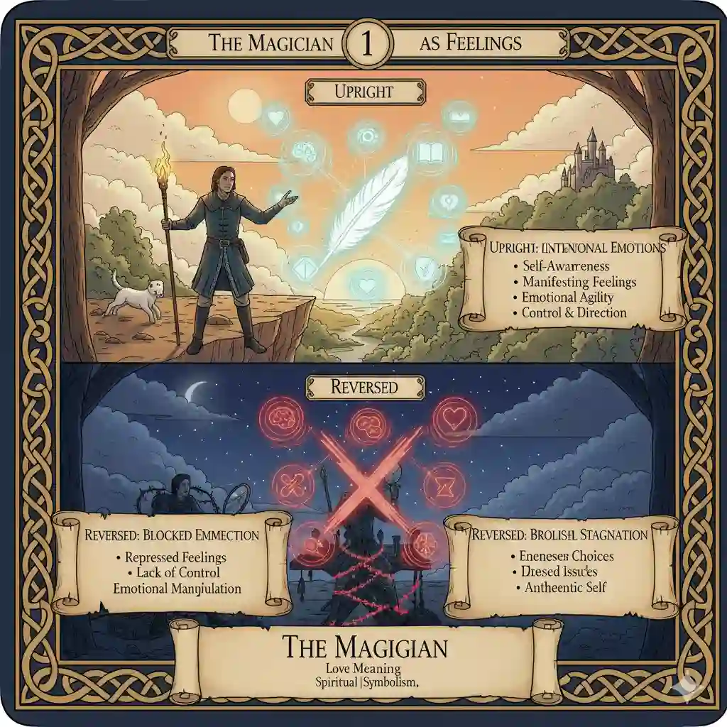 The Magician as Feelings – Emotional Meaning, Spiritual Symbolism & Deep Interpretations