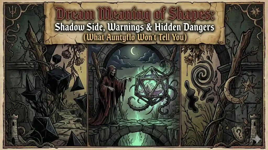 Dream Meaning of Shapes: Shadow Side, Warnings & Hidden Dangers (What Auntyflo Won't Tell You)