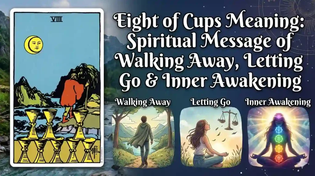 Eight of Cups Meaning: Spiritual Message of Walking Away, Letting Go & Inner Awakening