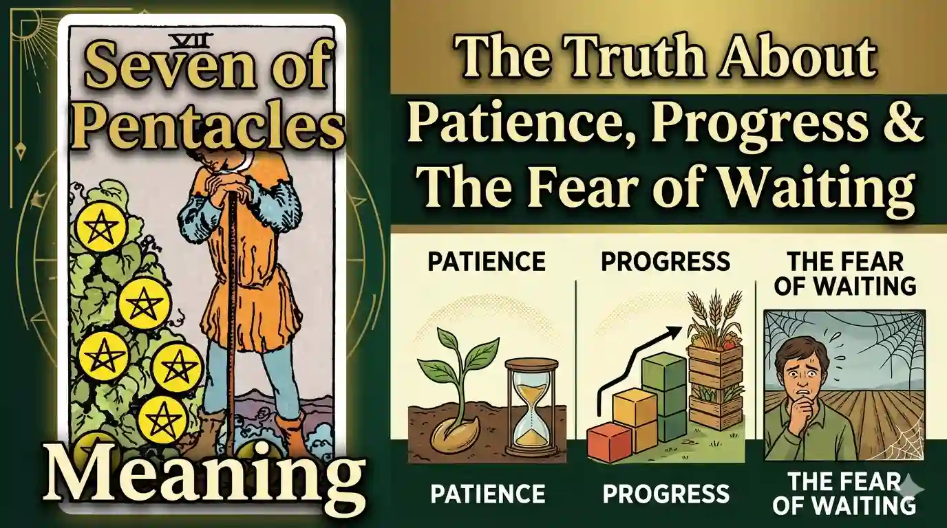 Seven of Pentacles Meaning: The Truth About Patience, Progress & The Fear of Waiting