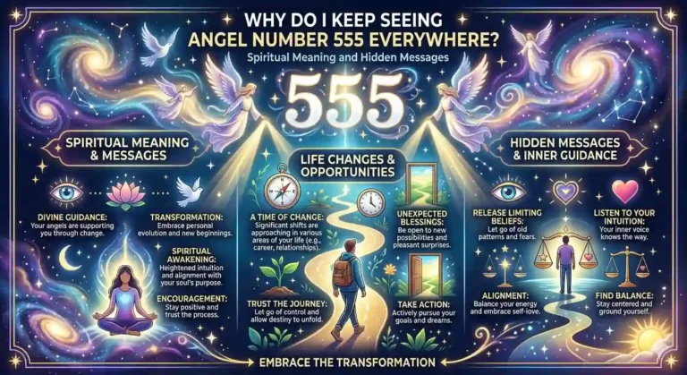 Why Do I Keep Seeing Angel Number 555 Everywhere? Spiritual Meaning and Hidden Messages